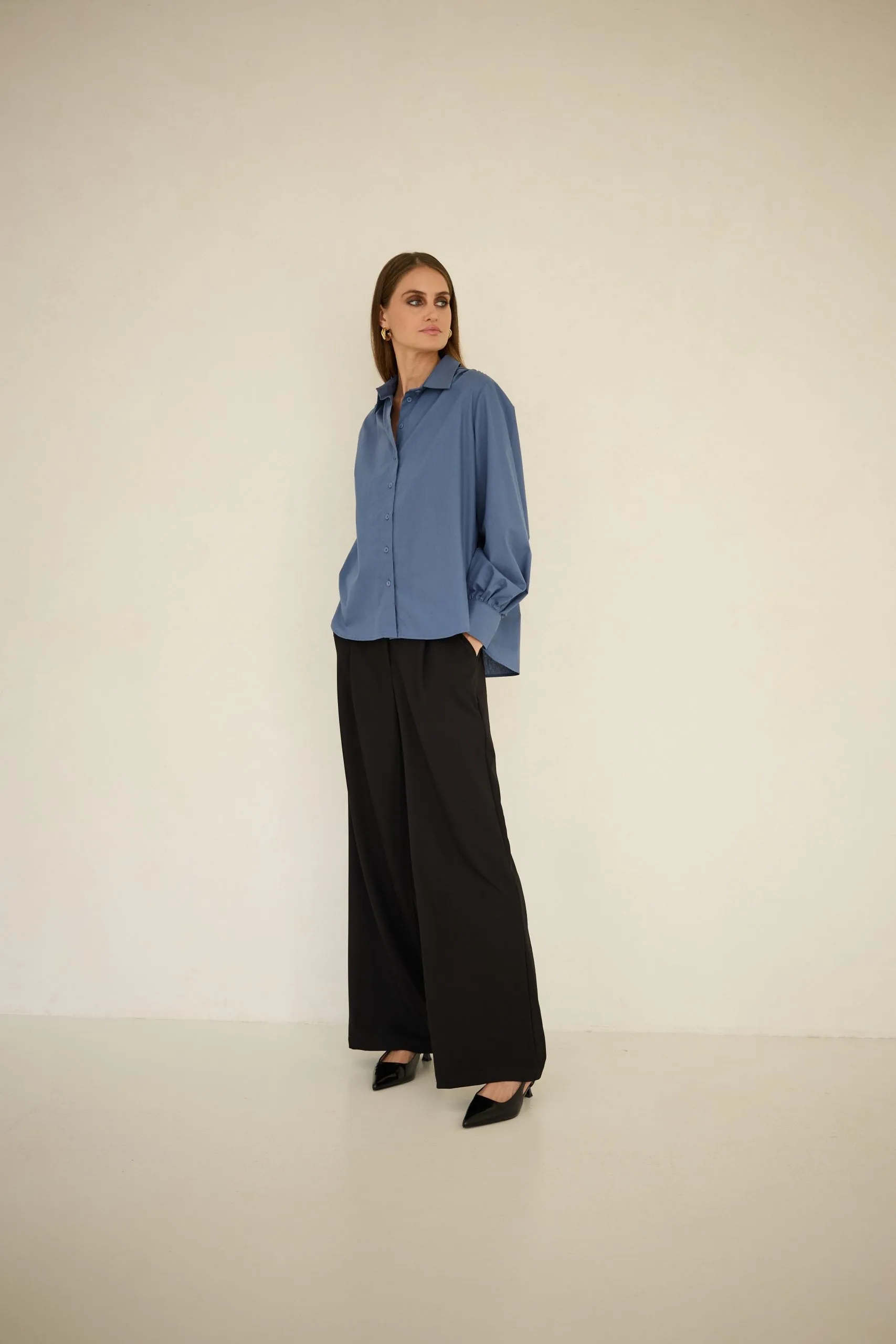 Noel Button-up Shirt Blue sold by Ivalo.com product image thumbnail 2