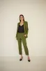 Cigarette Pants Olive sold by Ivalo.com