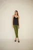 Cigarette Pants Olive sold by Ivalo.com
