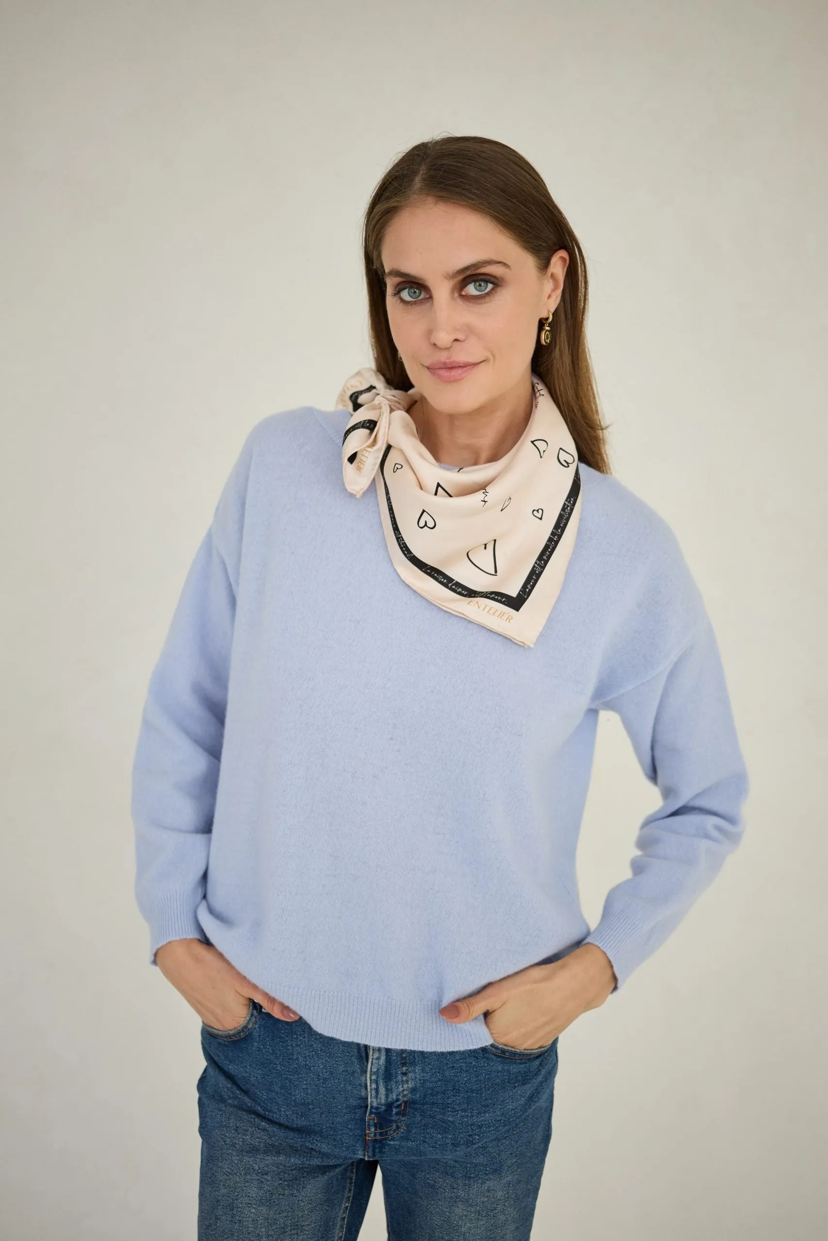 Cashmere Sweater Juliette Pale Blue sold by Ivalo.com product image thumbnail 5