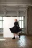 Fit and Flare Raincoat with Full Circle Hem Midnight Black sold by Ivalo.com
