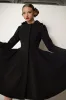 Fit and Flare Raincoat with Full Circle Hem Midnight Black sold by Ivalo.com