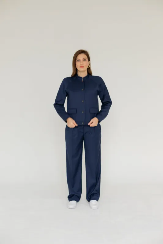 Enzo Pants Navy Blue sold by Ivalo.com