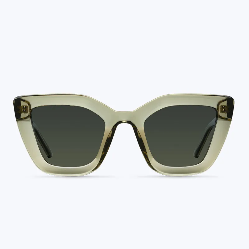 Azalee Sunglasses Sand Olive sold by Ivalo.com