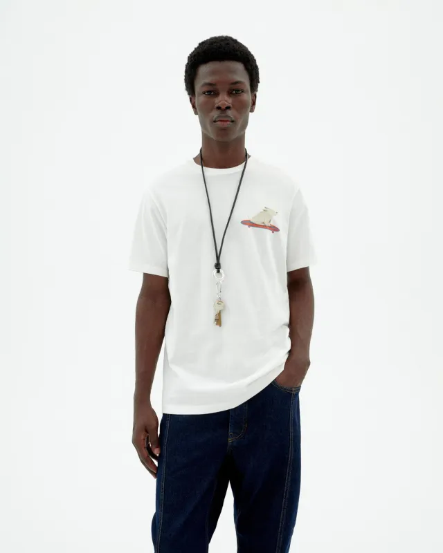 Zach T-Shirt Skater Dog White sold by Ivalo.com