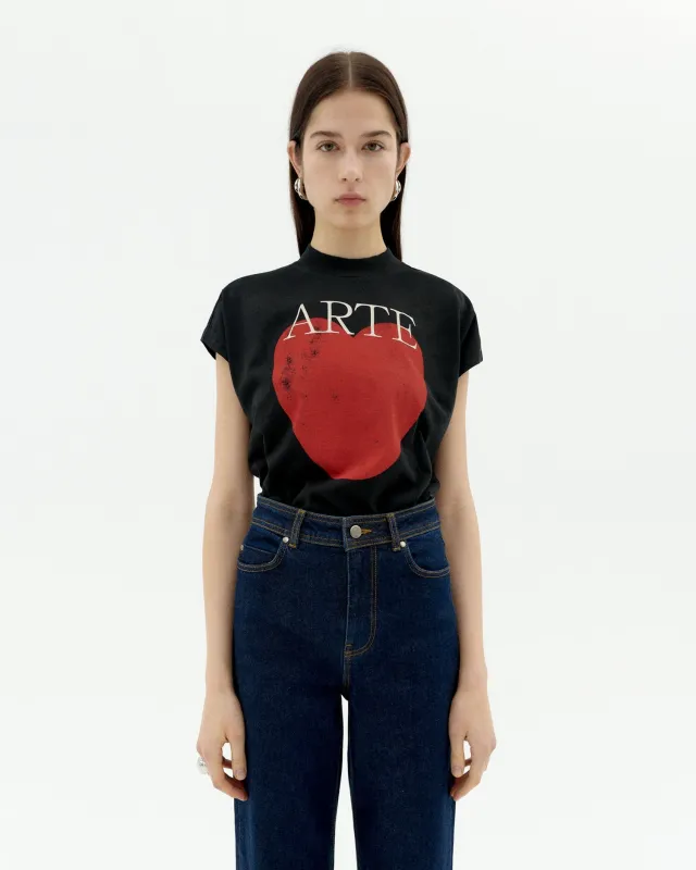 Volta Art Love T-Shirt Black sold by Ivalo.com