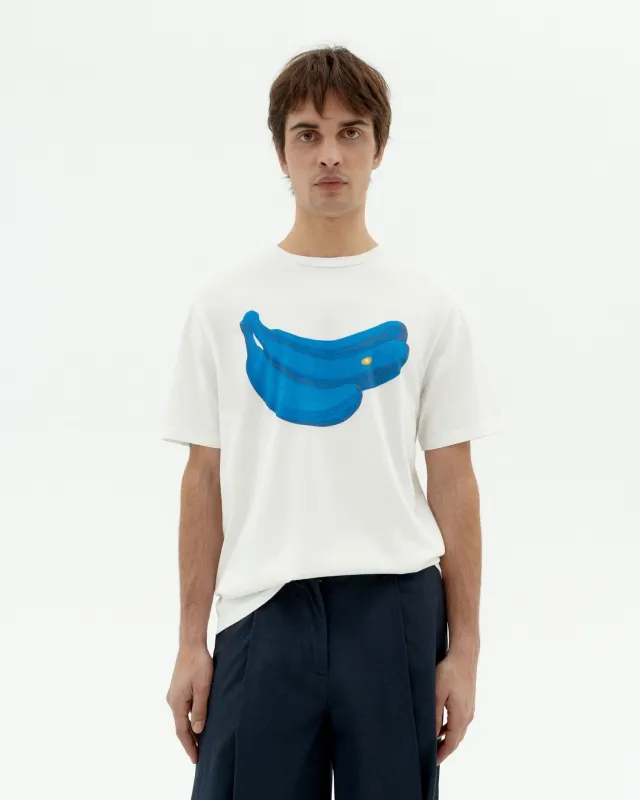 Zach T-Shirt Bananas White sold by Ivalo.com