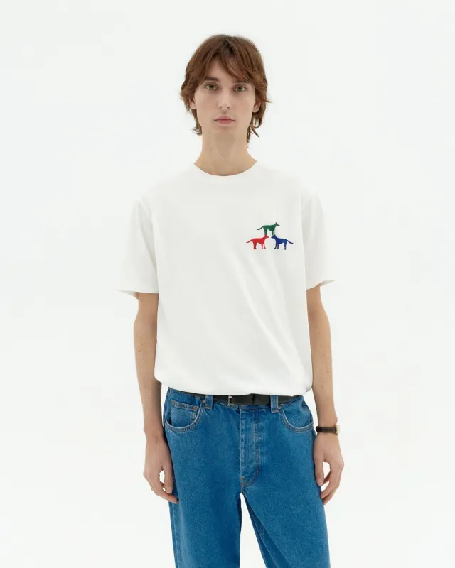 Zach T-Shirt Perritos White sold by Ivalo.com