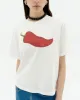Lucia T-Shirt Chili White sold by Ivalo.com