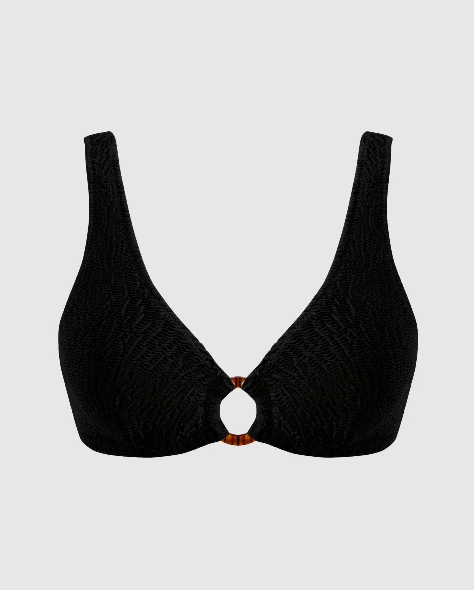 Ring Scoop Bikini Top Black sold by Ivalo.com