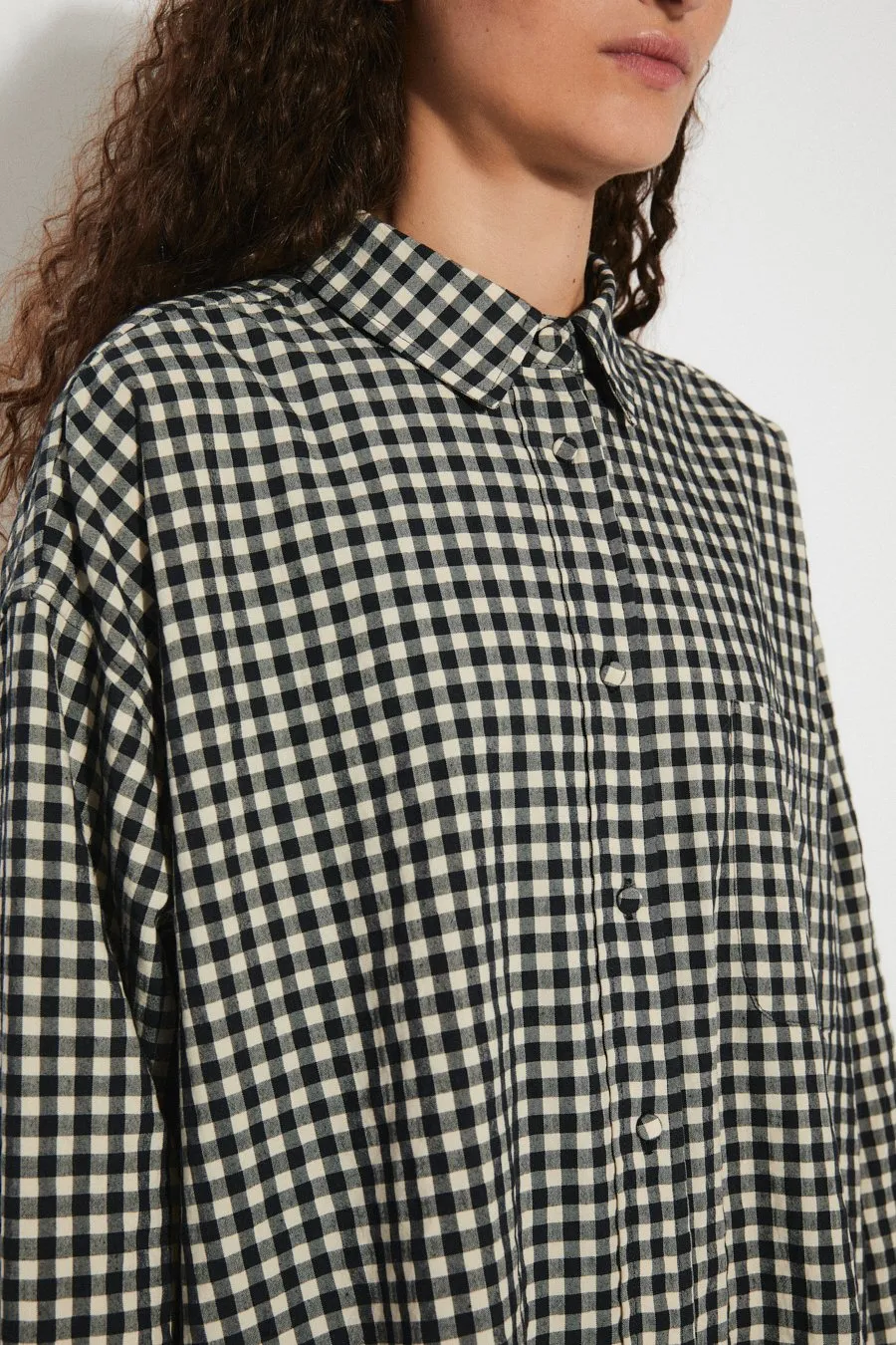Miso Shirt Checkered Black Gingham sold by Ivalo.com product image thumbnail 5
