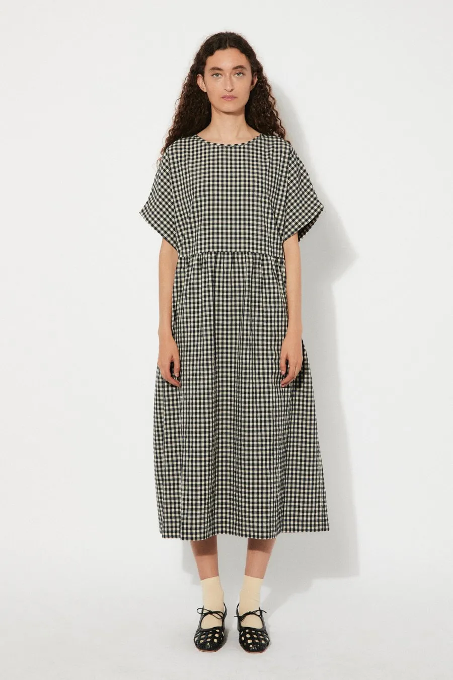 Lustre Dress Checkered Black Gingham sold by Ivalo.com