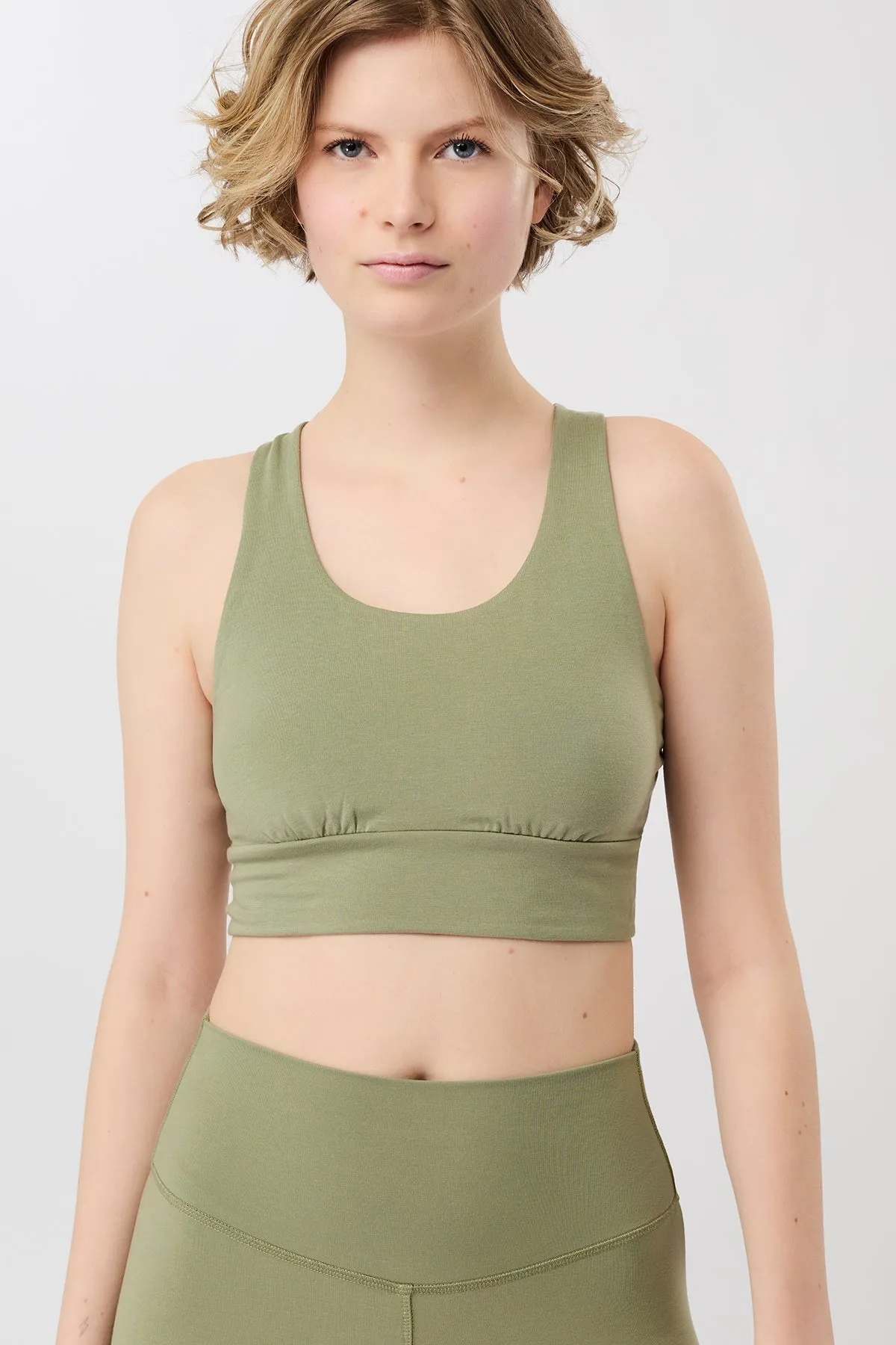 Wellness Sports Bra Mossy Bark sold by Ivalo.com