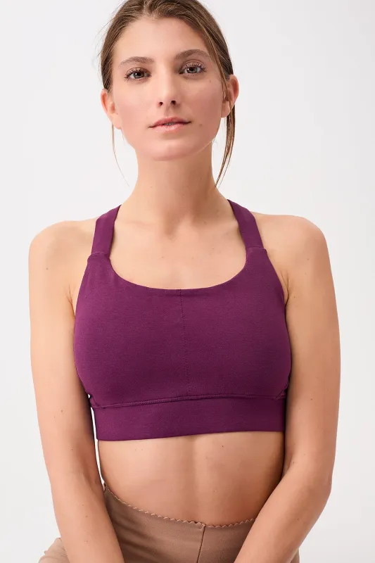 Extra Support Sports Bra Black Plum sold by Ivalo.com