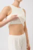 Athleisure Crop Top White sold by Ivalo.com