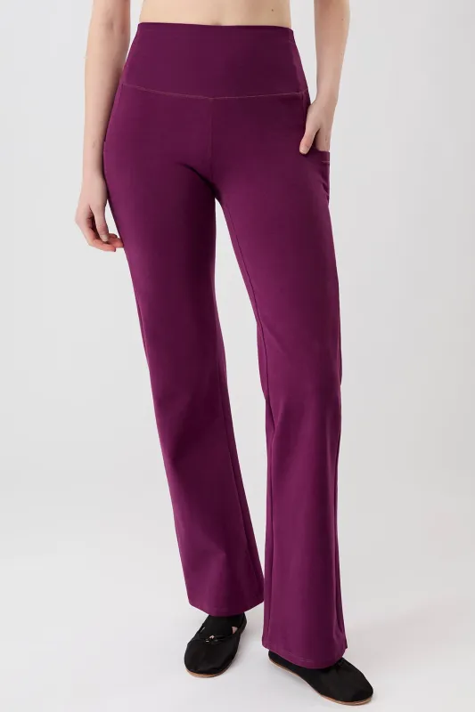 Straight Pants Black Plum sold by Ivalo.com