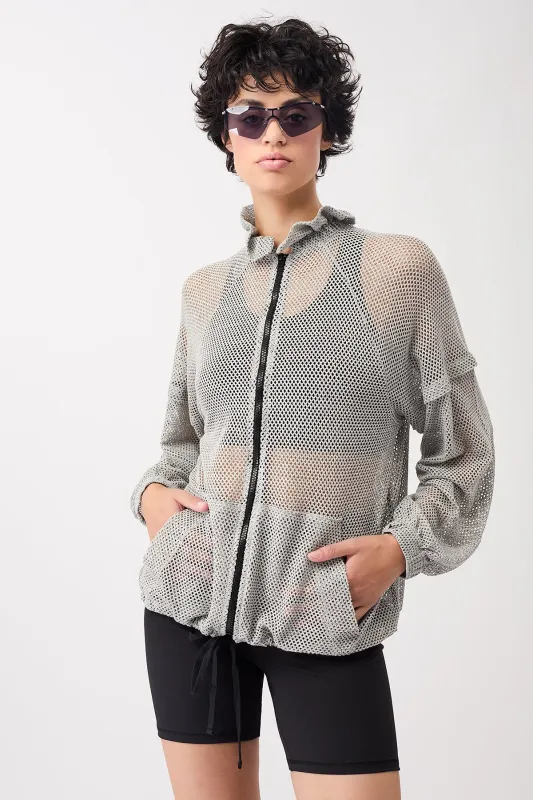 Mesh Jacket Grey Melange sold by Ivalo.com