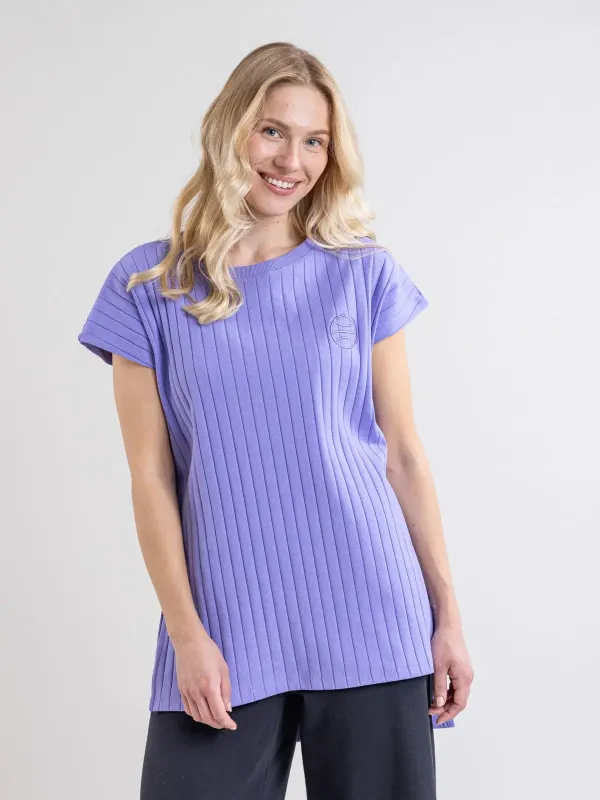 Uoma Ribbed Tunic Purple sold by Ivalo.com