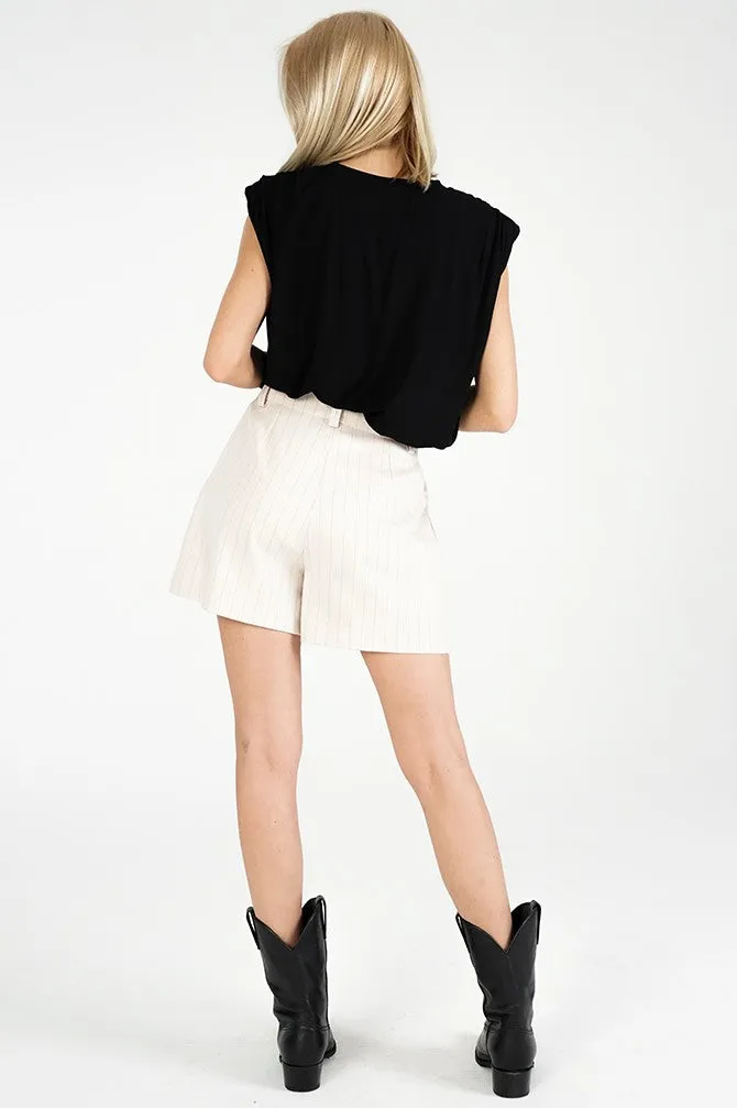 Tara Shorts Pinstripe Beige sold by Ivalo.com product image thumbnail 2