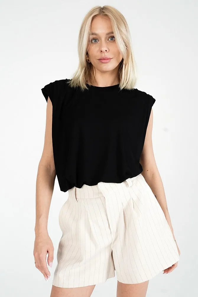 Tara Shorts Pinstripe Beige sold by Ivalo.com