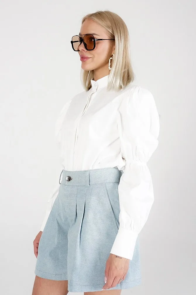 Vola Puff Sleeve Shirt White sold by Ivalo.com product image thumbnail 5