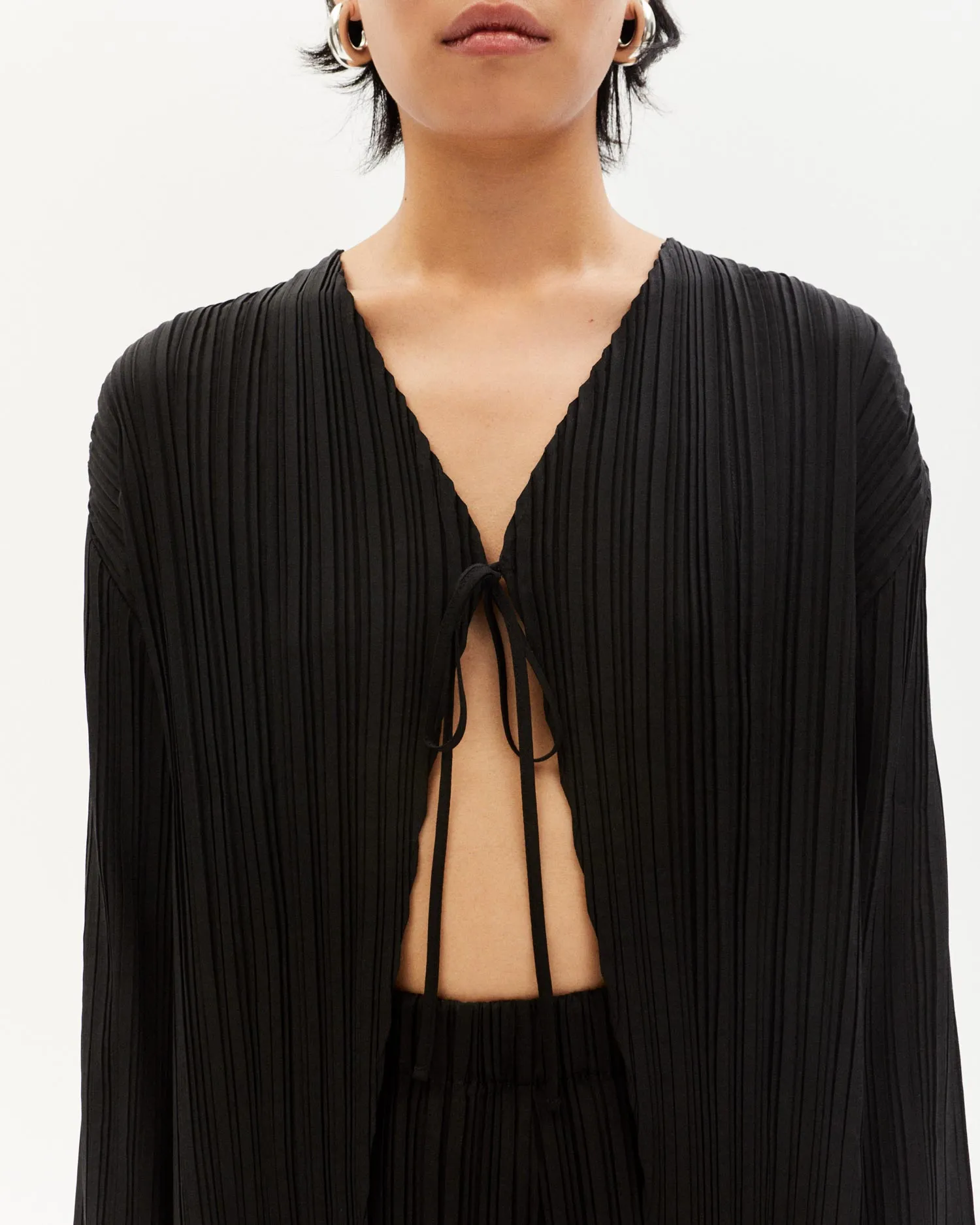 Marina Pleated Blouse Black sold by Ivalo.com product image thumbnail 2