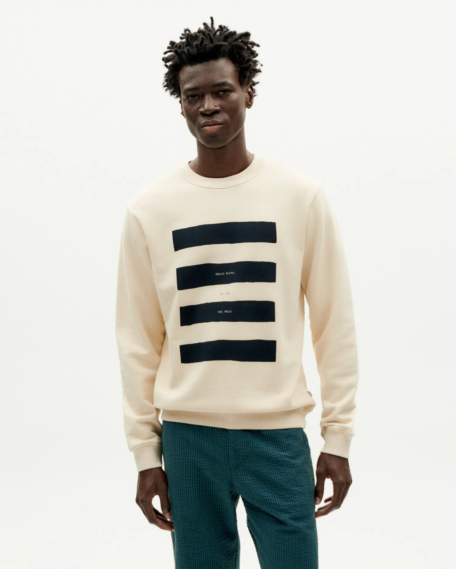 Hello Beach Sweatshirt Ivory sold by Ivalo.com product image thumbnail 2