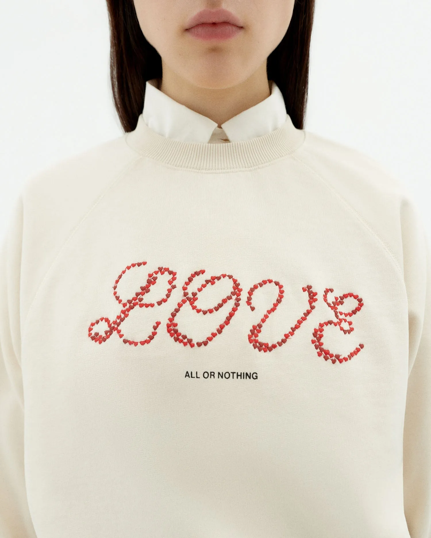 Bonnie Love Heart Sweatshirt White sold by Ivalo.com product image thumbnail 4