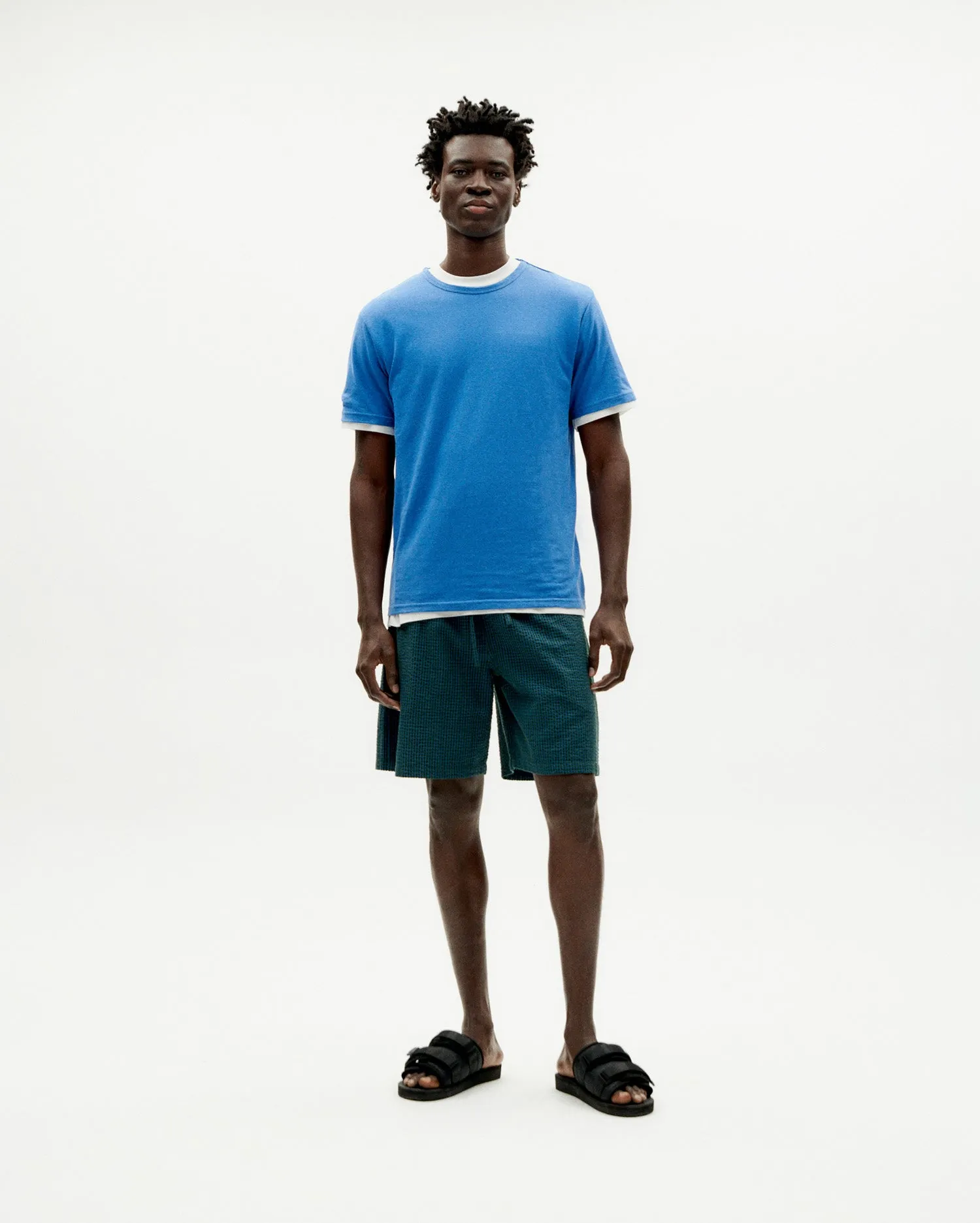 Men's Lightweight Hemp T-Shirt Heritage Blue sold by Ivalo.com product image thumbnail 3