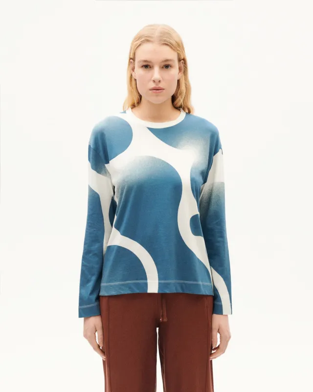 Emily Longsleeve T-Shirt Spray Blue sold by Ivalo.com
