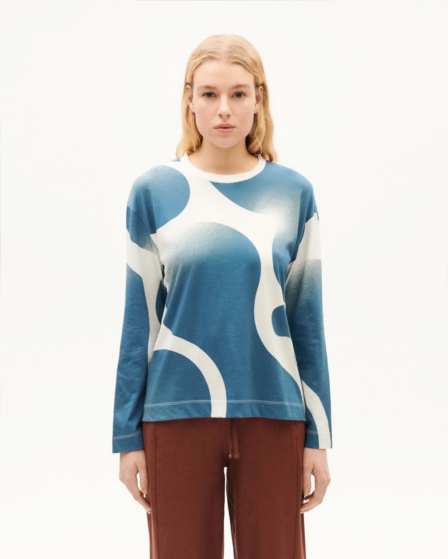 Emily Longsleeve T-Shirt Spray Blue sold by Ivalo.com
