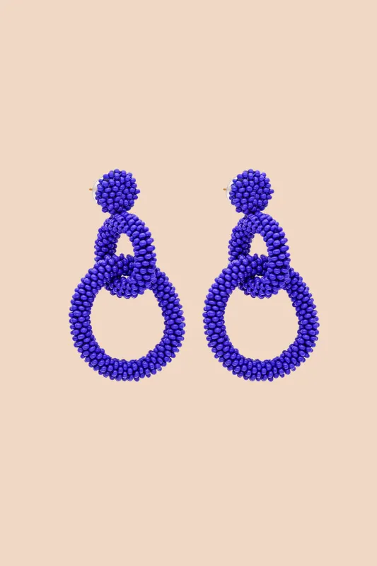 Gia Earrings Royal Blue sold by Ivalo.com