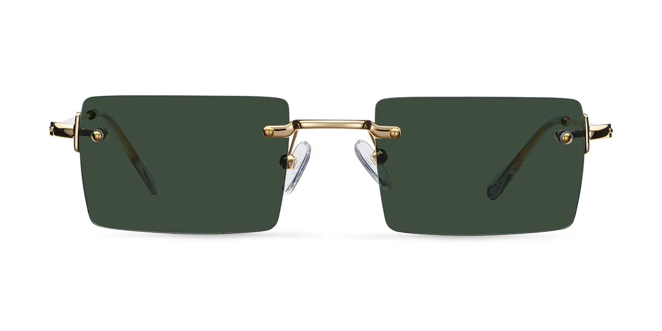 Rufaro Sunglasses Gold Olive sold by Ivalo.com