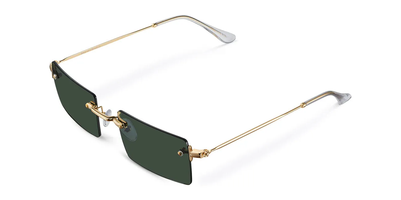 Rufaro Sunglasses Gold Olive sold by Ivalo.com product image thumbnail 2