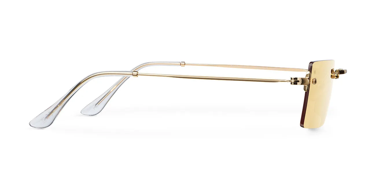 Rufaro Sunglasses Gold Yellow sold by Ivalo.com product image thumbnail 3