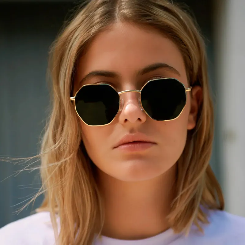 Endo Sunglasses Gold Carbon made by Ivalo.com