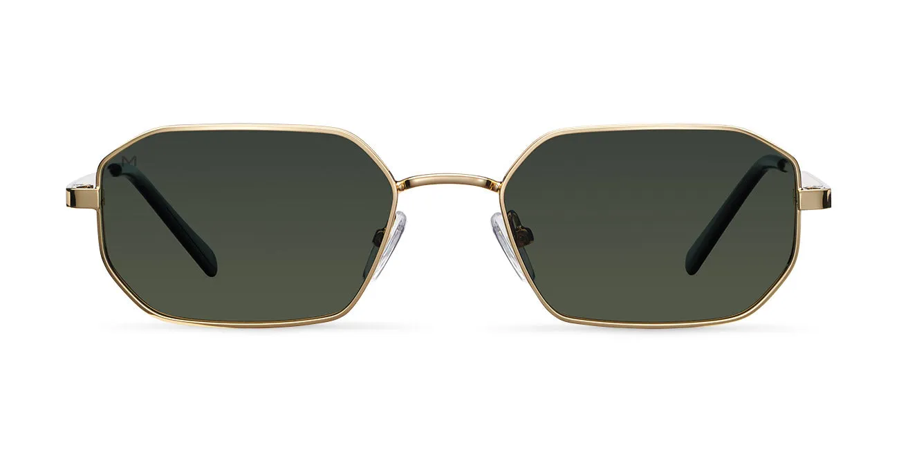 Idir Sunglasses Gold Olive sold by Ivalo.com