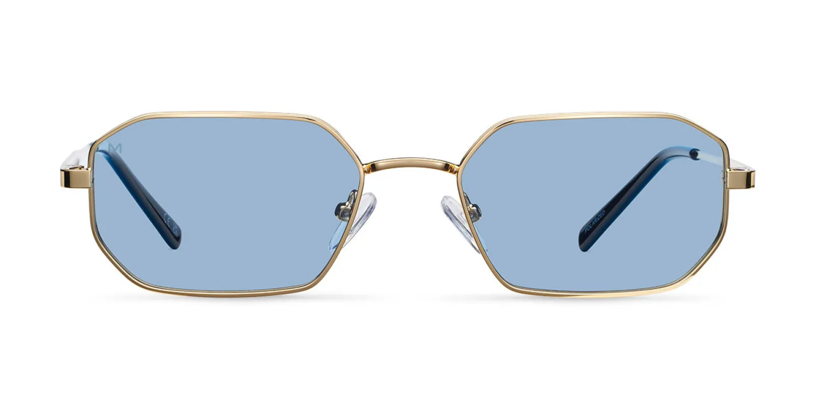 Idir Sunglasses Gold Blue sold by Ivalo.com