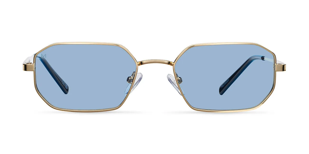 Idir Sunglasses Gold Blue sold by Ivalo.com