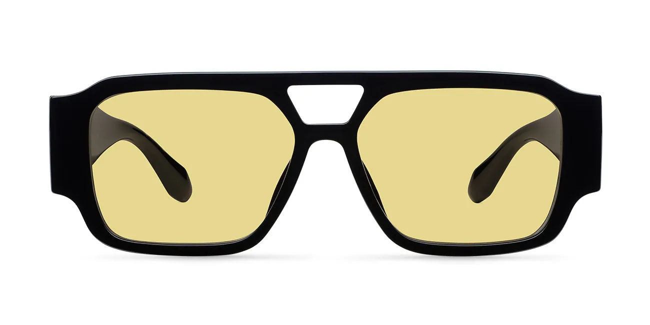 Jahi Sunglasses Black Yellow sold by Ivalo.com