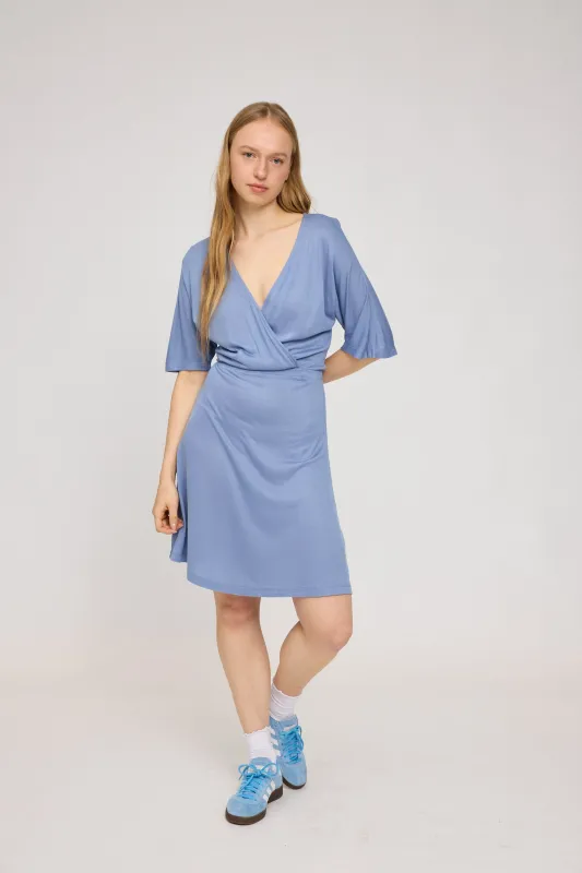 Faux-Wrap Jersey Dress sold by Ivalo.com