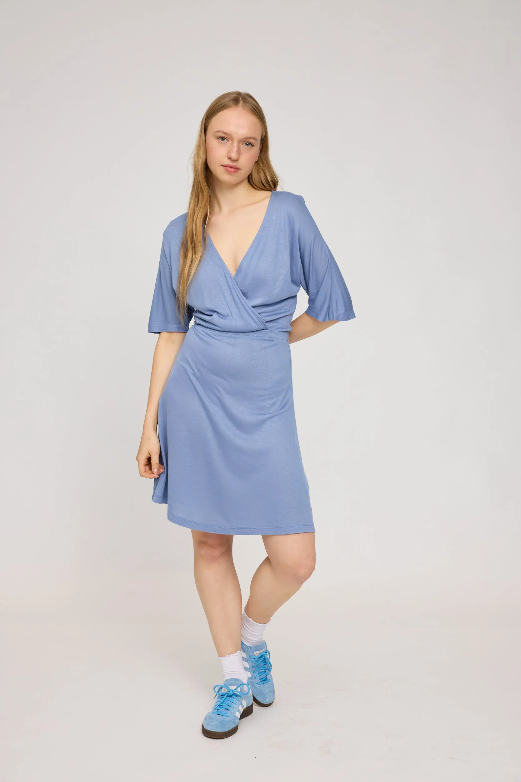 Faux-Wrap Jersey Dress sold by Ivalo.com