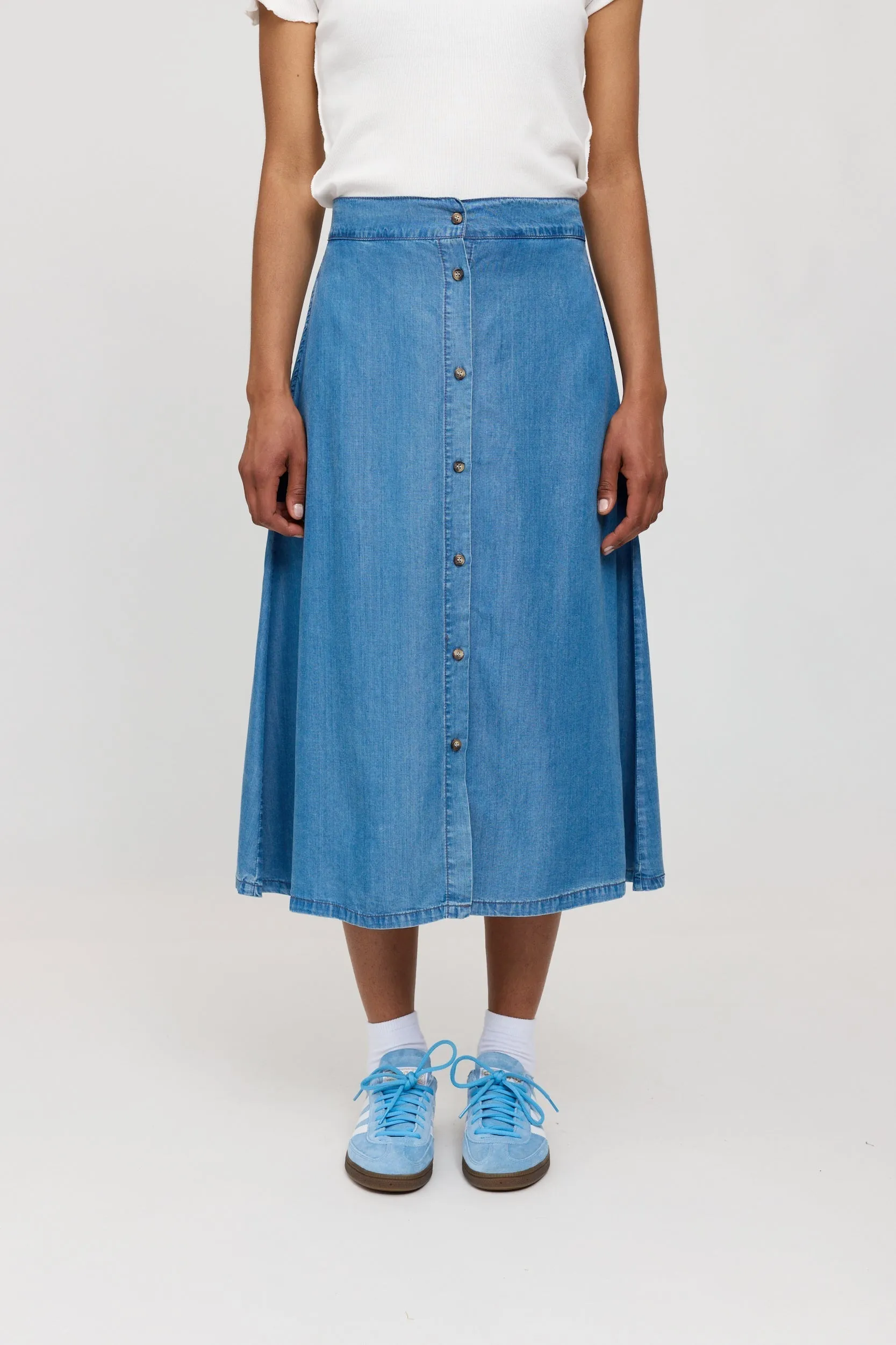 Denim Midi Skirt sold by Ivalo.com product image thumbnail 3