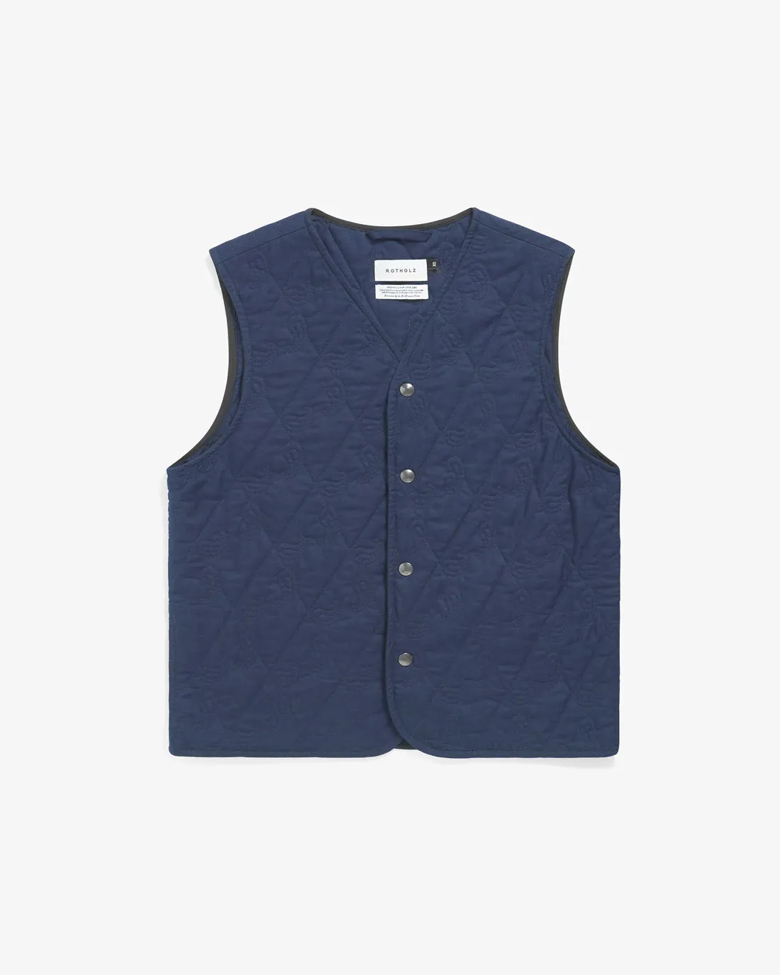 Unisex Light Quilt Vest Dark Navy sold by Ivalo.com product image thumbnail 3