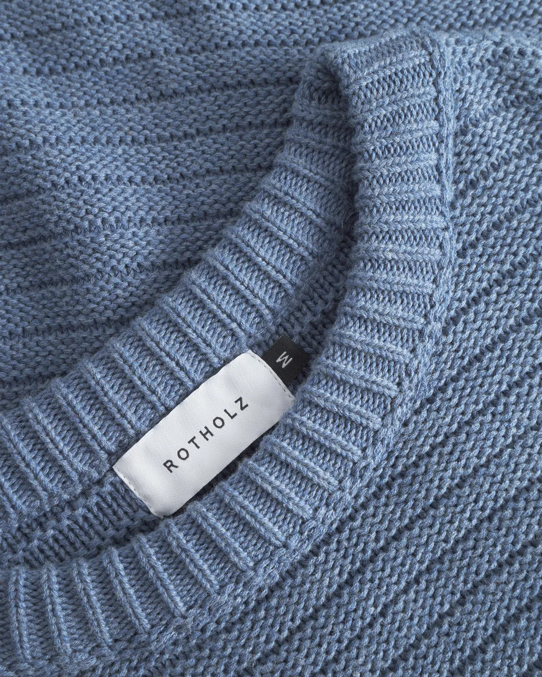 Loose Knit Sweatshirt Denim Blue sold by Ivalo.com product image thumbnail 4