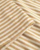 Unisex Striped T-Shirt Caramel/White sold by Ivalo.com