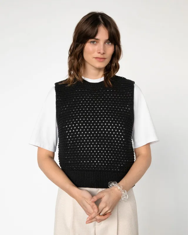 Knit Vest True Black sold by Ivalo.com
