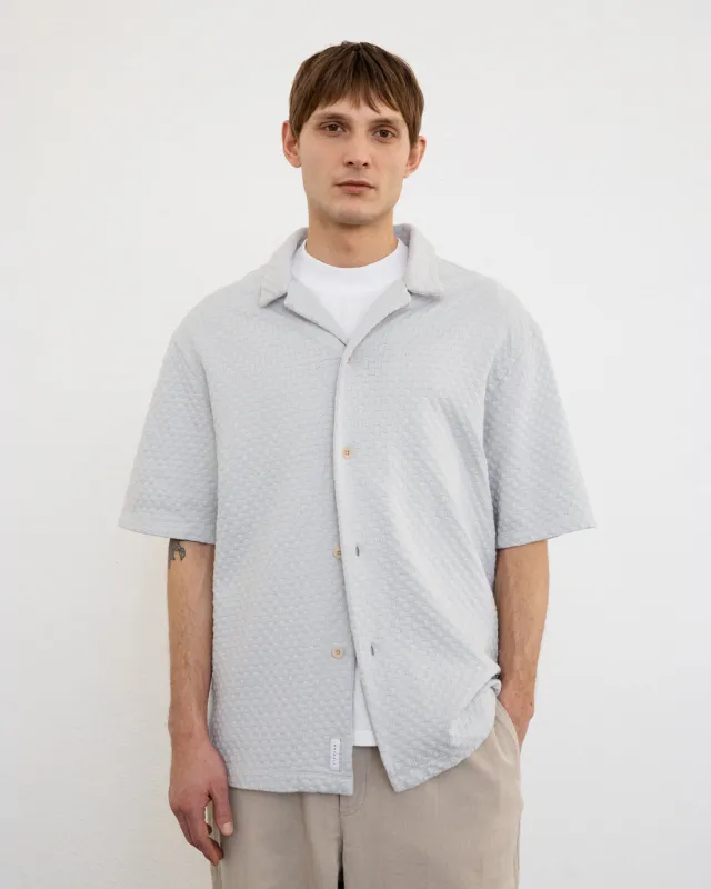 Knit Bowling Shirt Moonlight Grey sold by Ivalo.com