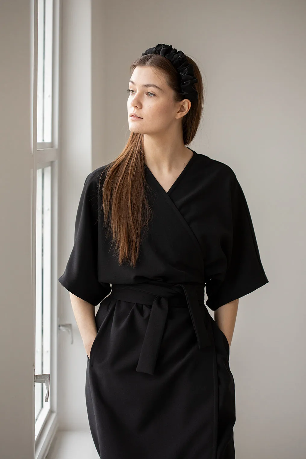 Jade Wrap Dress Black sold by Ivalo.com product image thumbnail 4