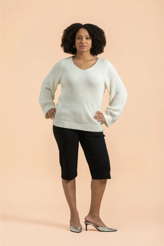 Comfy Capri Pants Black sold by Ivalo.com